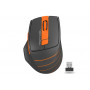 Мишка бездротова A4Tech FG30 Black/Orange USB (22691-03)