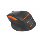 Мишка бездротова A4Tech FG30 Black/Orange USB (22691-03)