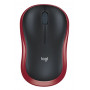 Мишка бездротова Logitech M185 (910-002240) Red USB