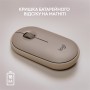 Мишка бездротова Logitech Pebble M350 (910-006751) Sand USB (29583-03)