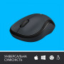 Мишка бездротова Logitech M220 Silent (910-004878) Charcoal USB (21156-03)