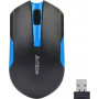 Мишка бездротова A4Tech G3-200N Black/Blue USB V-Track (21537-03)