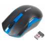 Мишка бездротова A4Tech G3-200N Black/Blue USB V-Track (21537-03)