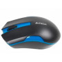Мишка бездротова A4Tech G3-200N Black/Blue USB V-Track (21537-03)
