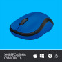 Мишка бездротова Logitech M220 Silent (910-004879) Blue USB (21157-03)