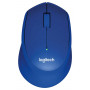 Мишка бездротова Logitech M330 Silent Plus (910-004910) Blue USB (21118-03)