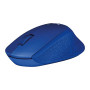 Мишка бездротова Logitech M330 Silent Plus (910-004910) Blue USB (21118-03)