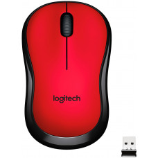 Мишка бездротова Logitech M220 Silent (910-004880) Red USB