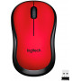 Мишка бездротова Logitech M220 Silent (910-004880) Red USB (21158-03)