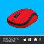 Мишка бездротова Logitech M220 Silent (910-004880) Red USB (21158-03)