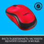 Мишка бездротова Logitech M220 Silent (910-004880) Red USB (21158-03)