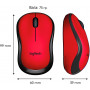 Мишка бездротова Logitech M220 Silent (910-004880) Red USB (21158-03)