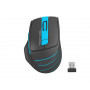 Мишка бездротова A4Tech FG30S Blue/Black USB (23298-03)