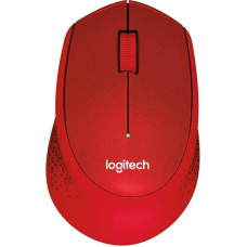 Мишка бездротова Logitech M330 Silent Plus (910-004911) Red USB