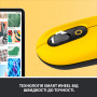 Мишка бездротова Logitech POP Mouse Bluetooth (910-006546) Blast Yellow (27399-03)