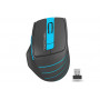 Мишка бездротова A4Tech FG30 Black/Blue USB (22689-03)