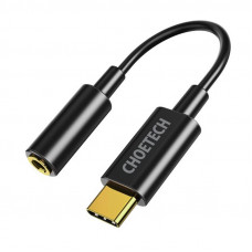 Адаптер Choetech USB Type-C - 3.5 мм (M/F), Black (AUX003-BK)