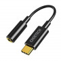 Адаптер Choetech USB Type-C - 3.5 мм (M/F), Black (AUX003-BK)