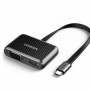 Адаптер Ugreen CM303 USB Type-C - HDMI+VGA, Black (70549) (34000-03)