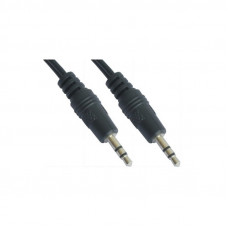 Аудіо-кабель Atcom 3.5 мм - 3.5 мм (M/M), 5 м, чорний (17437) пакет