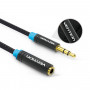 Кабель Vention Audio 3.5 mm M - 3.5 mm F, 2 m, Black (VAB-B06-B200-M) (23010-03)