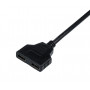 Кабель-розгалужувач Atcom HDMI - 2хHDMI, (M/F), 0.1 м, Black (10901) (22590-03)