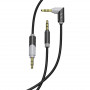 Аудіо-кабель SkyDolphin SR09 Rotate Aluminium Connector 3.5 мм - 3.5 мм (M/M), 1 м, Black/Grey (AUX-000063) (26691-03)