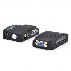 Адаптер Voltronic VGA - VGA+S-Video+RCA, (F/F), Black (YT-C-S-Video(IN)/VGA(OUT)/05931)