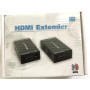 Подовжувач Atcom HDMI - RJ-45 (F/F), до 60 м, Black (14371) (21831-03)