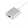 Кабель Atcom USB Type-C - HDMI (M/F), 0.1 м, White (13888) (22591-03)
