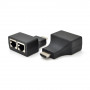 Адаптер Voltronic HDMI - 2хRJ-45 (M/F), Black (YT-SCPE HDMI/2P-30m720P/08516) (28892-03)