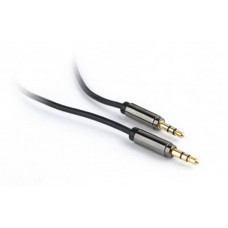Аудіо-кабель Cablexpert 3.5 мм - 3.5 мм (M/M), 0.75 м, чорний (CCAP-444-0.75M)
