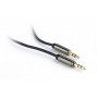Аудіо-кабель Cablexpert 3.5 мм - 3.5 мм (M/M), 0.75 м, чорний (CCAP-444-0.75M) (21572-03)