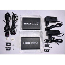 Подовжувач Atcom HDMI - RJ-45 (F/F), до 120 м, Black (14157)