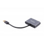 Адаптер-перехідник Maxxter USB - HDMI+VGA, (M/F), Grey (V-AM-HDMI-VGA) (26833-03)