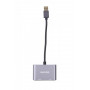 Адаптер-перехідник Maxxter USB - HDMI+VGA, (M/F), Grey (V-AM-HDMI-VGA) (26833-03)