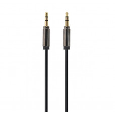 Аудіо-кабель Cablexpert 3.5 мм - 3.5 мм (M/M), 1 м, чорний (CCAP-444-1M)