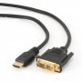 Кабель Cablexpert HDMI - DVI (M/M), 0.5 м, Black (CC-HDMI-DVI-0.5M) (20813-03)