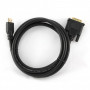 Кабель Cablexpert HDMI - DVI (M/M), 0.5 м, Black (CC-HDMI-DVI-0.5M) (20813-03)