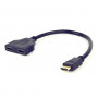 Кабель-розгалужувач Cablexpert HDMI - 2хHDMI, (M/F), 0.3 м, Black (DSP-2PH4-04) (21513-03)