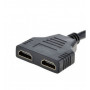 Кабель-розгалужувач Cablexpert HDMI - 2хHDMI, (M/F), 0.3 м, Black (DSP-2PH4-04) (21513-03)