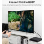 Кабель Vention HDMI - HDMI V 2.0, (M/M), 1 м, Black (VAA-B05-B100) (23023-03)