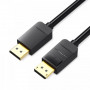 Кабель Vention DisplayPort-DisplayPort, 2 m, v1.2, Black (HACBH) (24983-03)