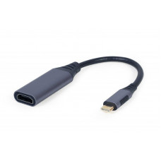 Адаптер Cablexpert USB Type-C - HDMI (M/F), 0.15 м, Black (A-USB3C-HDMI-01)