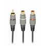 Аудіо-кабель Cablexpert RCA - 2хRCA (M/F), 0.2 м, Black (CCAP-RCAM2F-0.2M)
