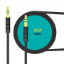 Аудіо-кабель Piko CB-AB11 3.5 мм - 3.5 мм (M/M), 1 м, Black (1283126489150) (29614-03)