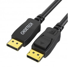 Кабель Choetech DisplayPort - DisplayPort (M/M), 2 м, Black (XDD01-BK)