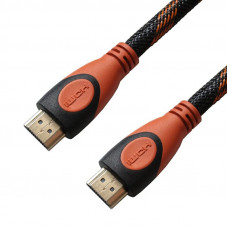 Кабель Grand-X HDMI - HDMI, (M/M), 1.5 м, Black-Orange (HDN-HDN-4K)