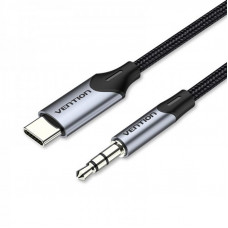 Кабель Vention USB Type-C - 3.5 мм (M/M), 1 м, Black (BGKHF)