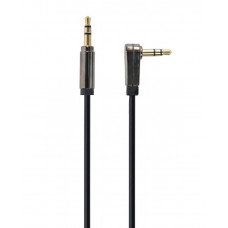 Аудіо-кабель Cablexpert 3.5 мм - 3.5 мм (M/M), 1 м, чорний (CCAP-444L-1M)